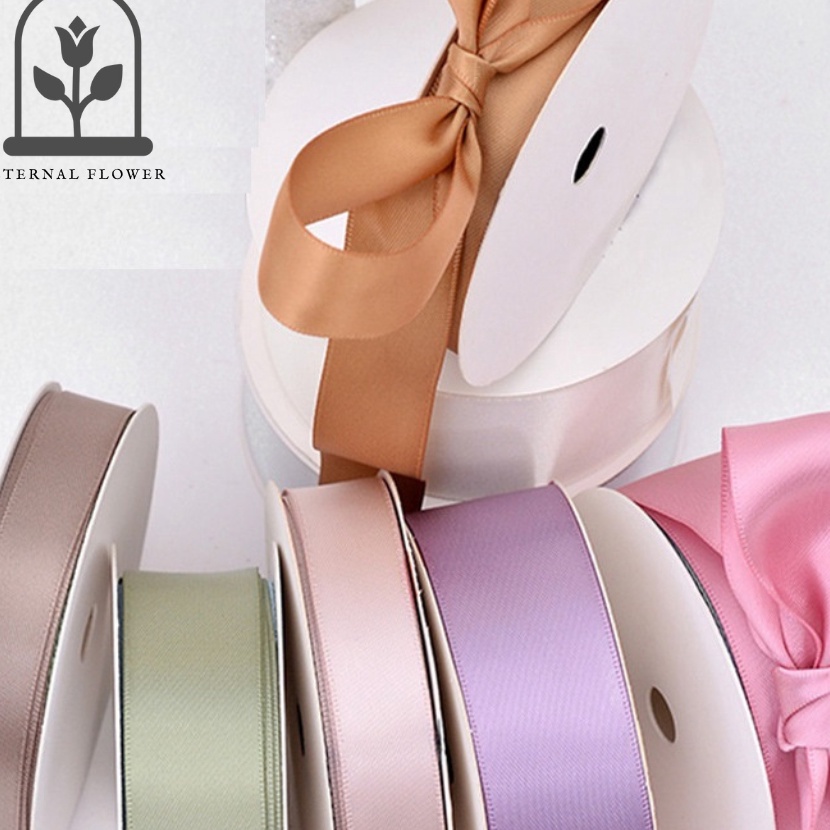 

KI3 1ROLL Pita FACE Satin Premium Ribbon Korea Satin 25 cm Panjang 45 meter Kado Dekorasi Hampers Bouquet Colourful Cantik Kuning Gold Emas Murah Kerajinan Tangan