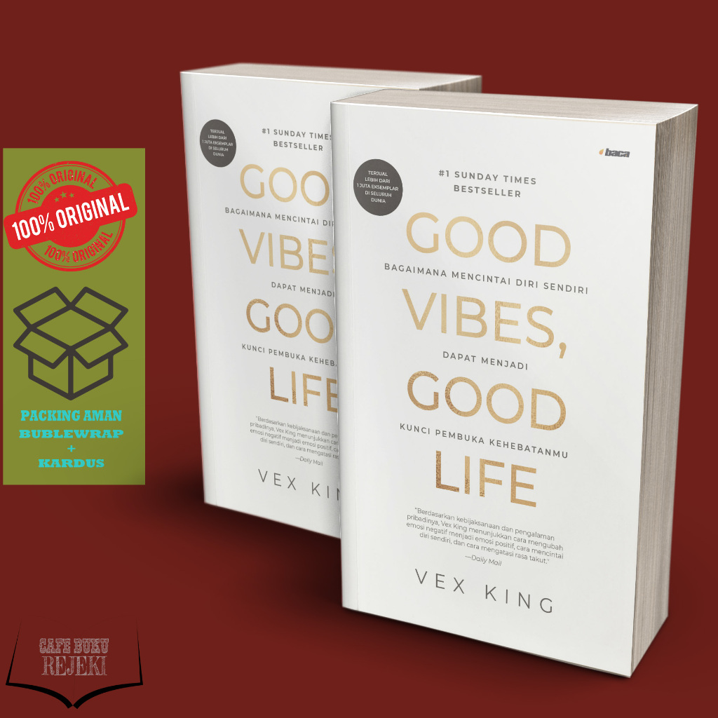 Buku Good Vibes, Good Life - Vex King