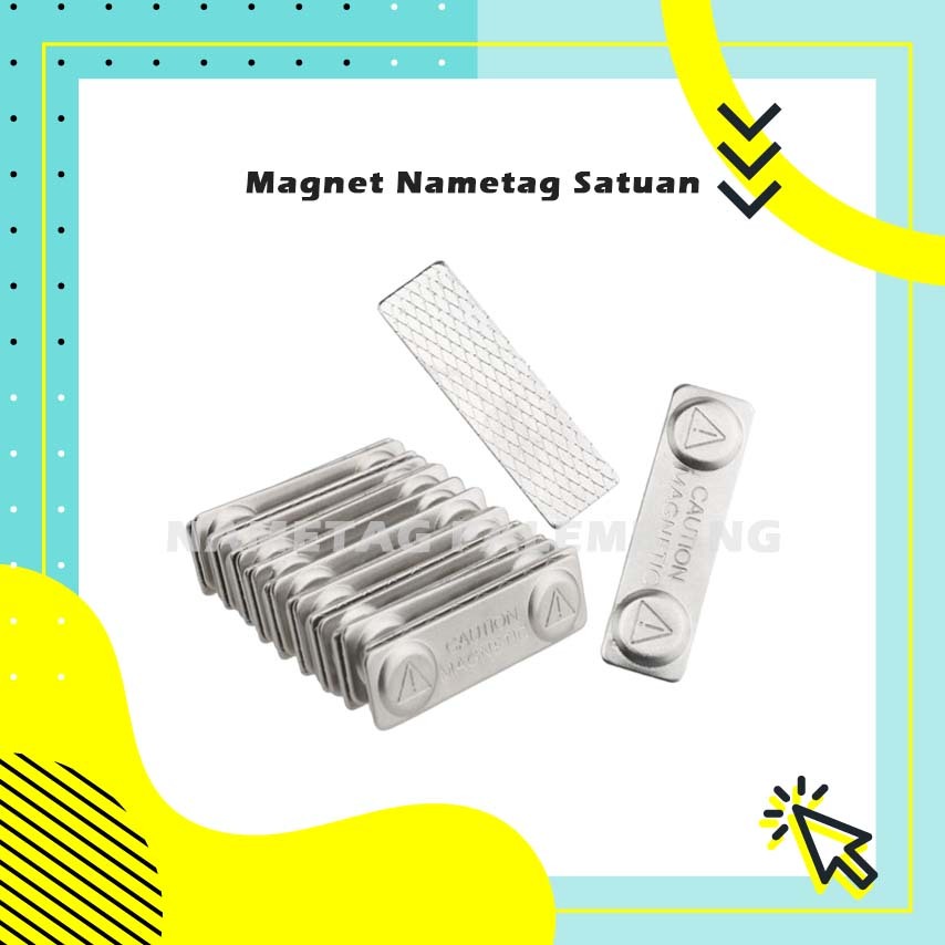 

Magnet Nametag Satuan || Khusus pemesanan satuan