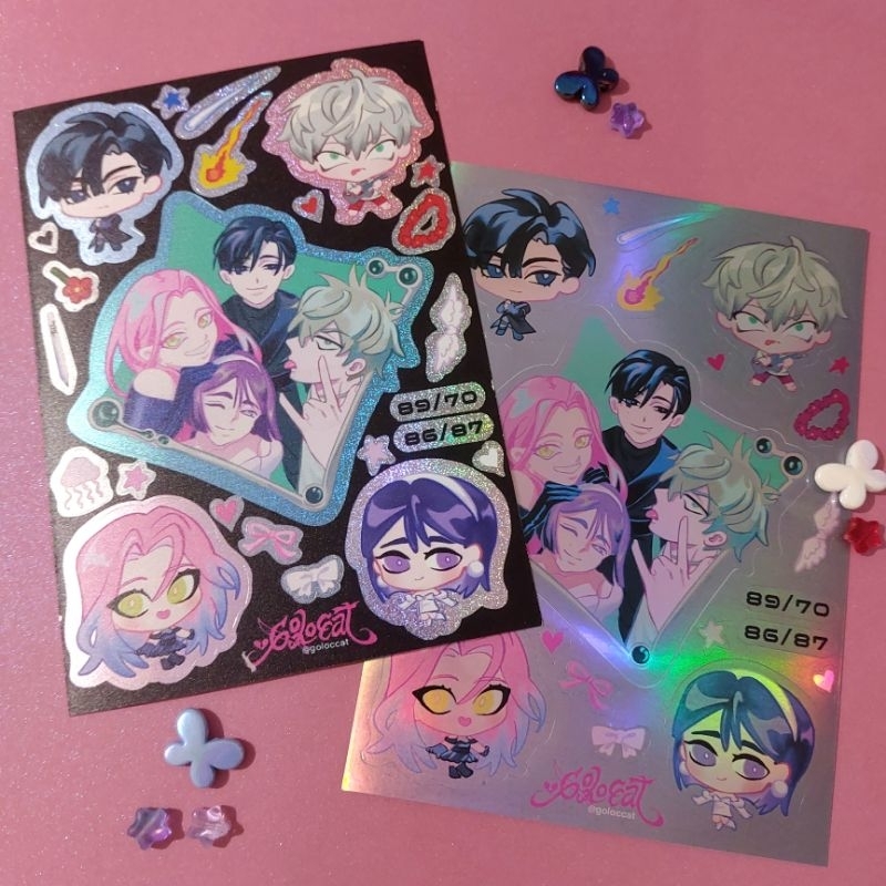 

ALNST Sticker Sheet - Till, Ivan, Mizi, Sua