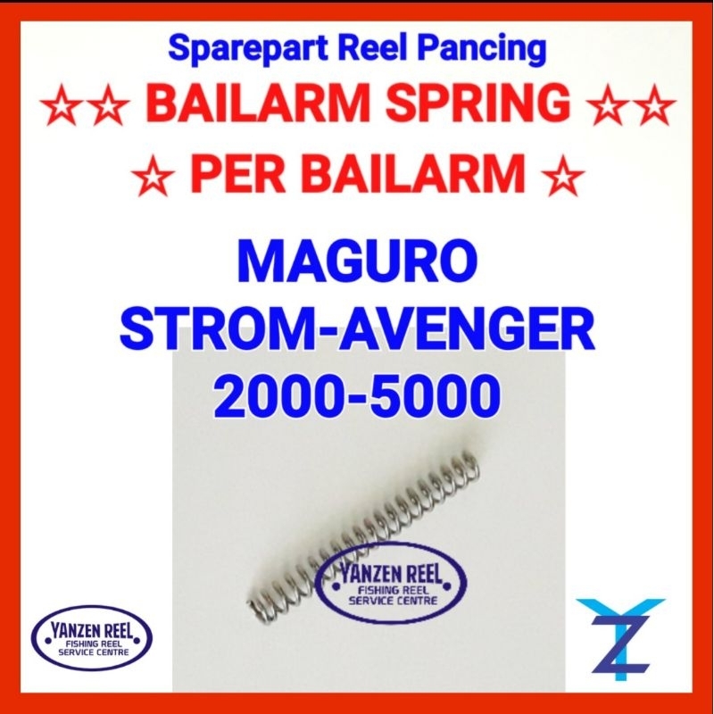 Sparepart reel pancing Per Bailarm MAGURO / Bailarm spring / per buka tutup Reel Pancing MAGURO