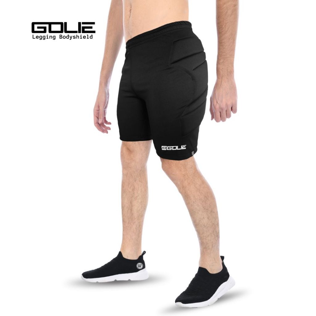 Golie baselayer legging bodyshield pendek bahan elastis strech untuk kiper