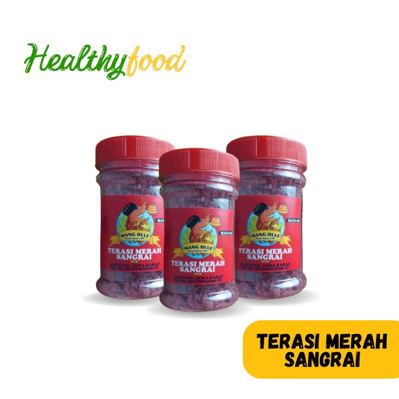 

Mang Olle Terasi Merah Sangrai 100gr