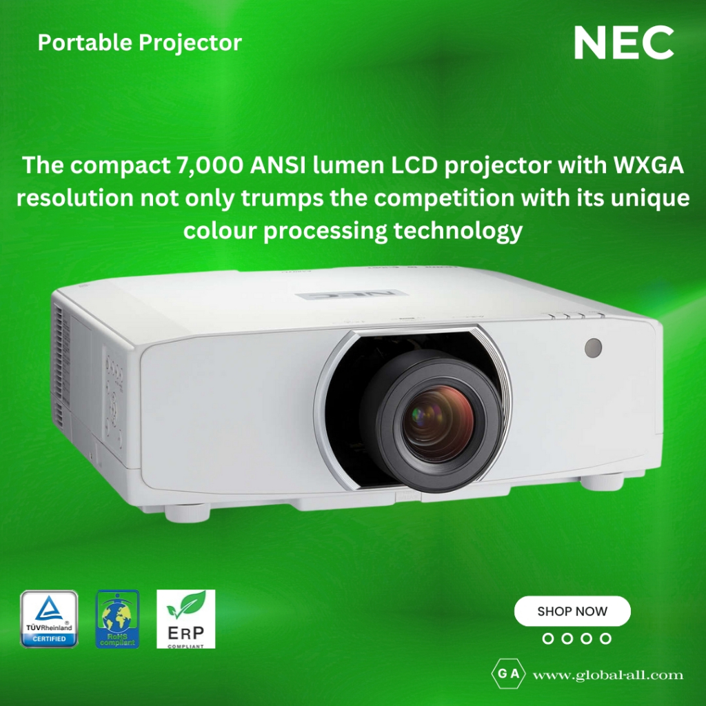 NEC PA703W PROYEKTOR LCD HD BASE MENGHADIRKAN TAMPILAN LUAR BIASA