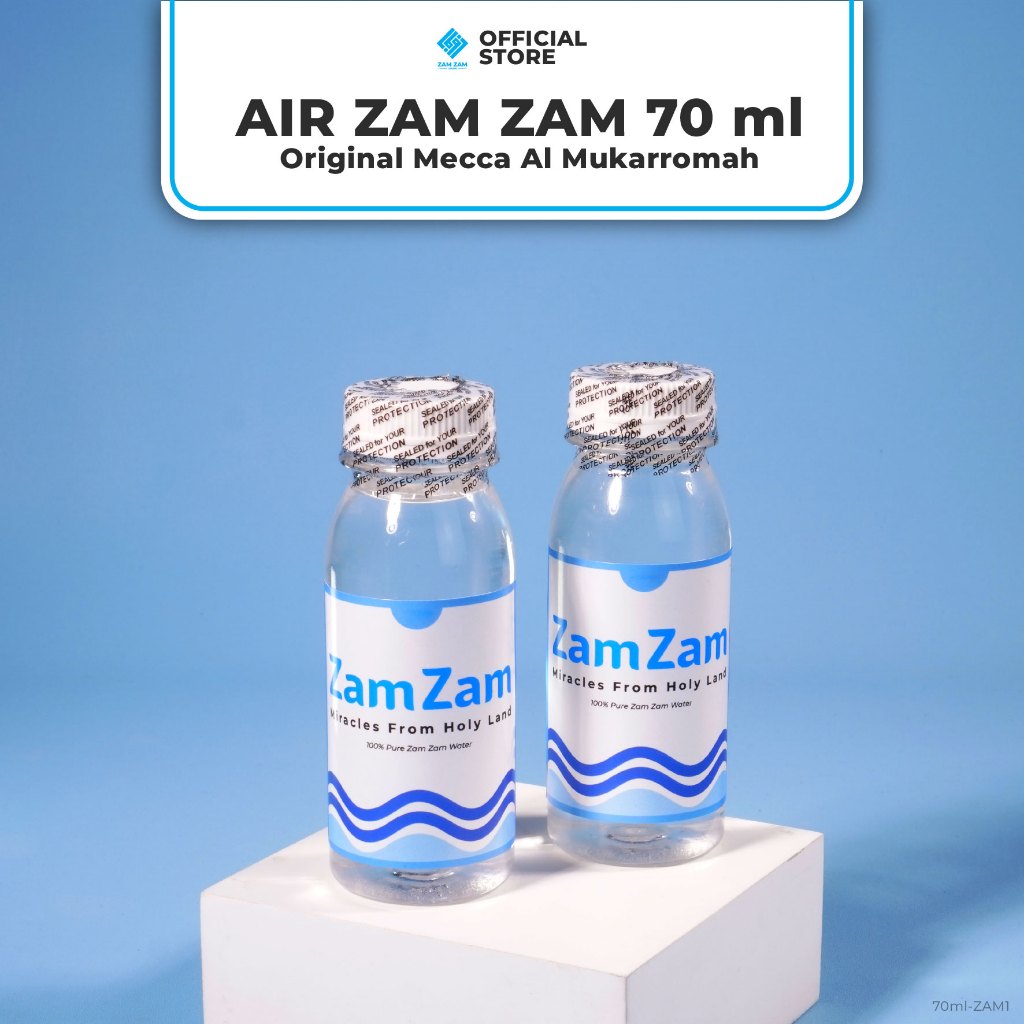 

[70ML-ZAM1] AIR ZAM ZAM ASLI MEKKAH AL MUKARROMAH - 70 ML