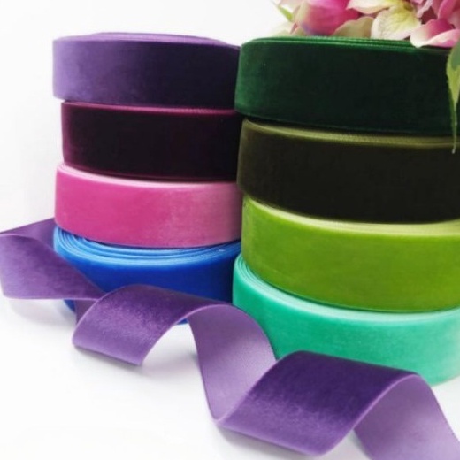 

HJ6 1 Roll Pita Bludru 34 Inch Pita Beludru 2 Cm Pita Beludru Warna Pita Velvet Pita Kado Warna Pita Bludru Polos 34