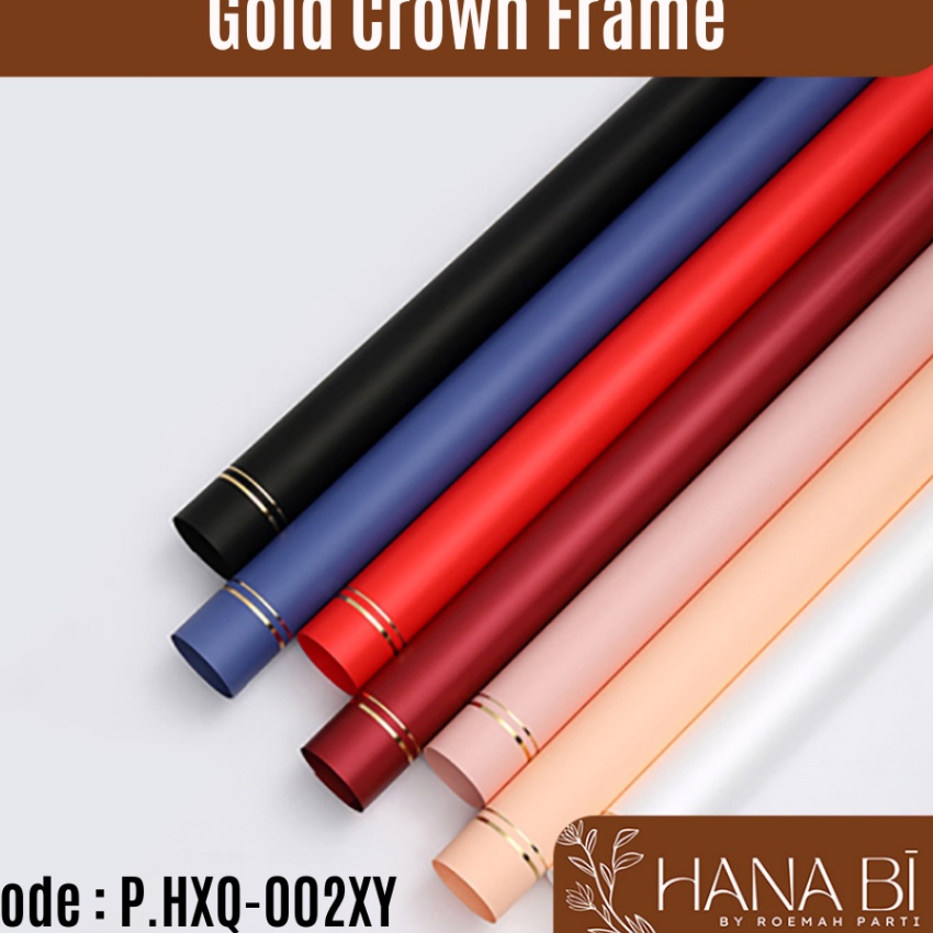 

Terlaris 2 Lembar Cellophane Frame Tebal Gold Crown Sinowrap Ori Kertas Buket Bunga Korean Waterproof Flower Wrapping Paper Calor Kado PHXQ2XY