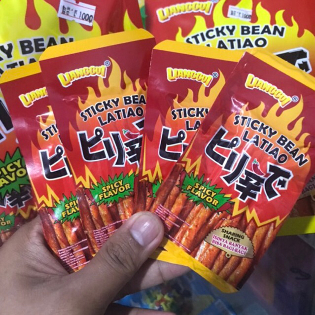 

makanan snack Sticky bean Latiao mini