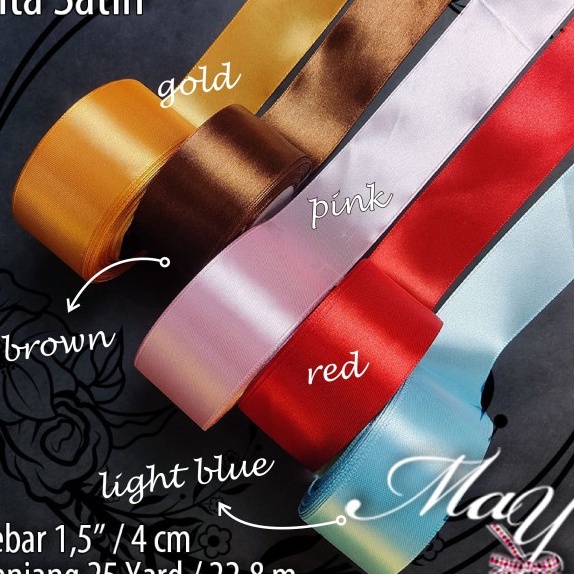 

Langka Pita Satin 15 4 cm untuk Buket Kado hiasan Ikat Rambut