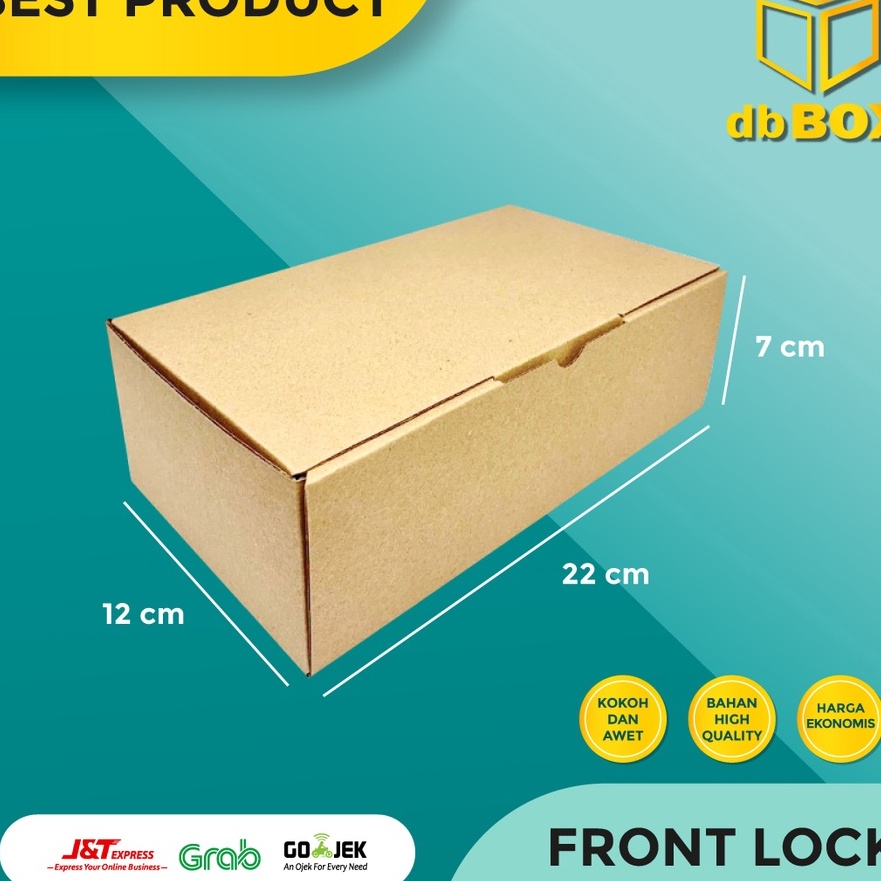 

KI3 1 Pcs Kardus uk 22x12x7 cmDie Cut untuk kotak Kue Bolu Aksesoris dll model box pizza