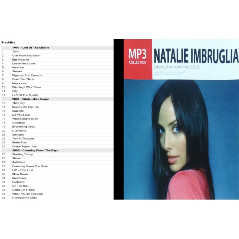 natalie imbruglia mp3 collection 2006