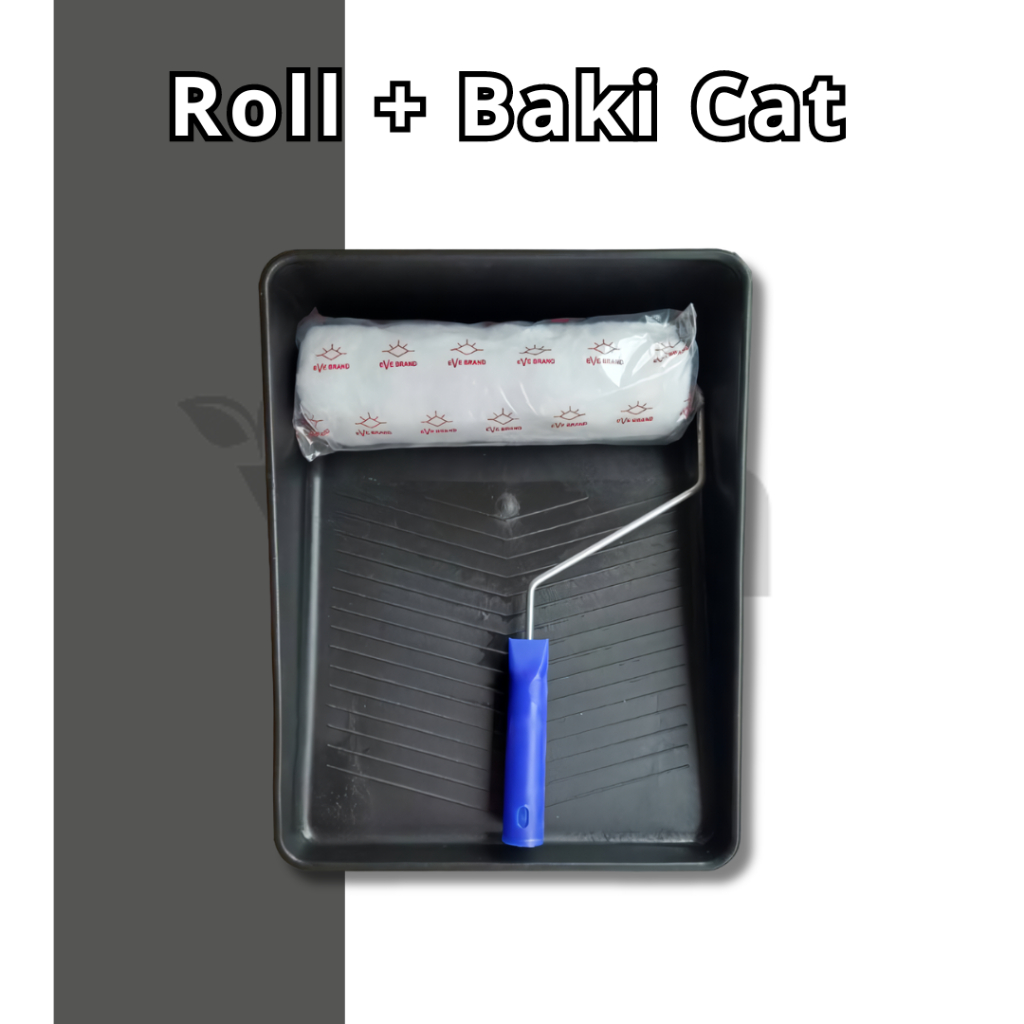 

Kuas Roll Cat Ukuran 9 Inch + Baki Cat I Kuas Roll Cat Tembok