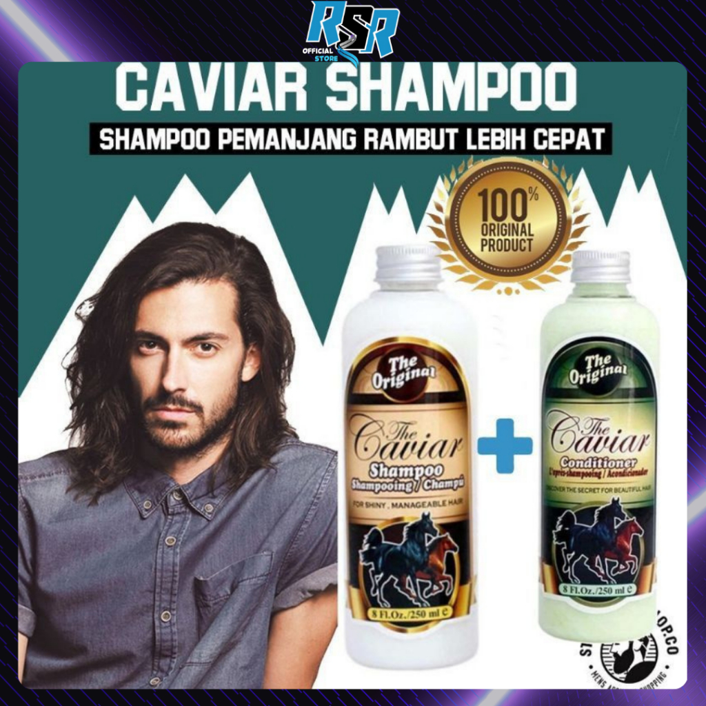 Penumbuh Dan Pelurus Rambut The Caviar Shampo Kuda Pemanjang Rambut Perawatan Penumbuh Penyubur Ramb
