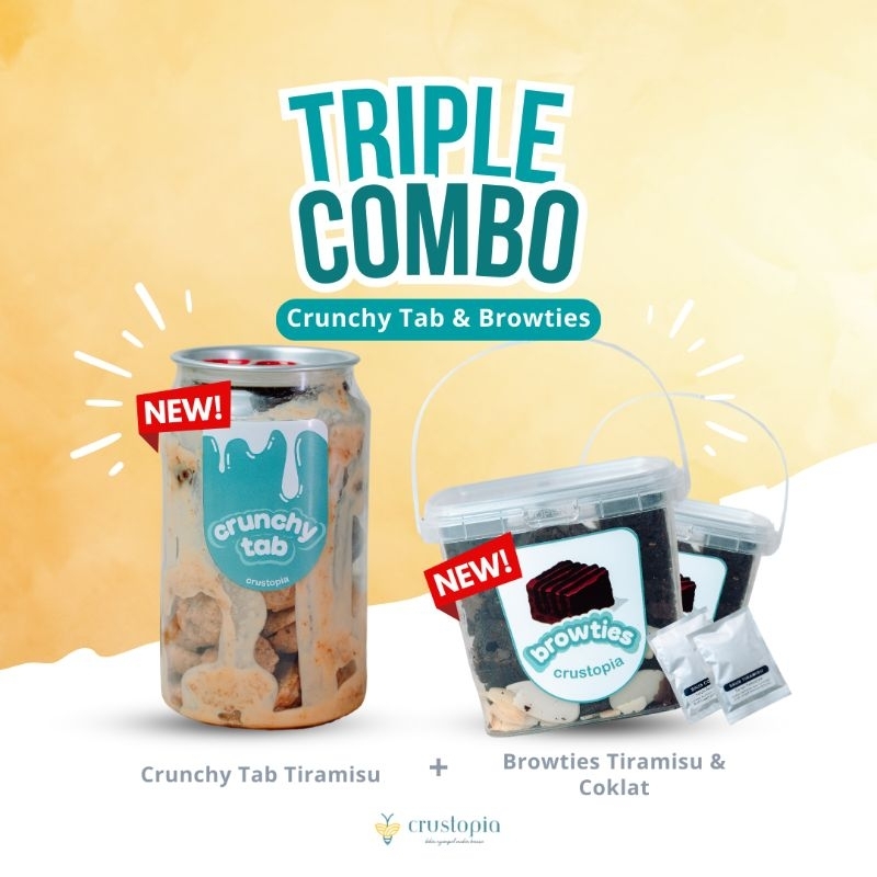 

CRUSTOPIA - TRIPLE COMBO ( Crunchytab 1 & Browties 2)