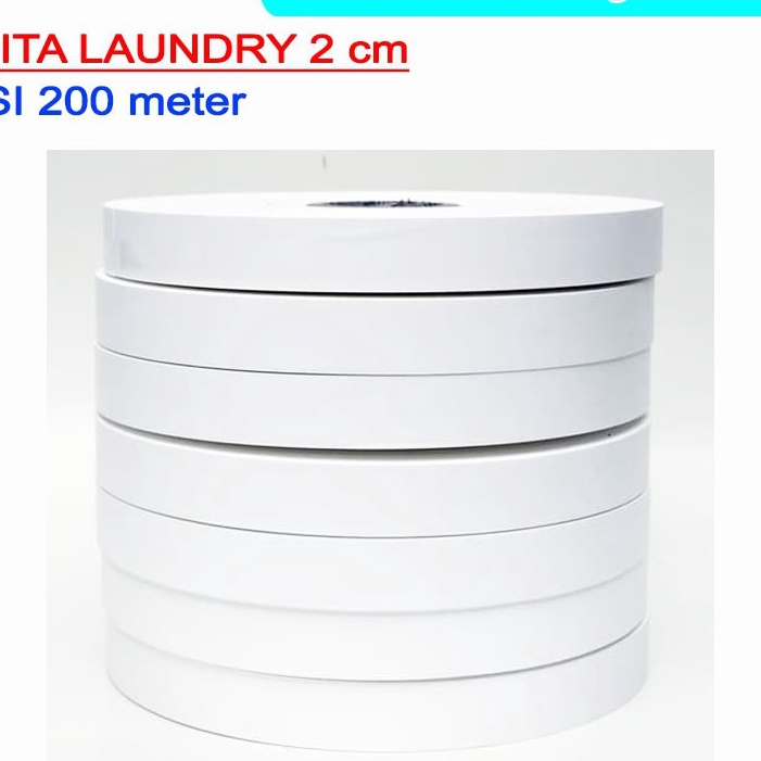 

Wah PITA LAUNDRY TAFFETA LABEL PENANDA ROLL KAIN KERTAS 2 mm 2 cm 2 meter