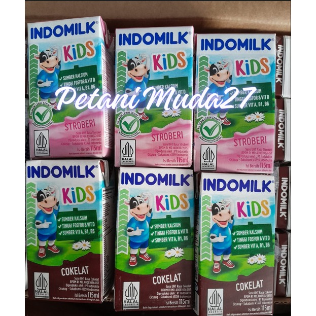 

Indomilk Kids 115 ml Untuk Kesegaran Anak 5pcs