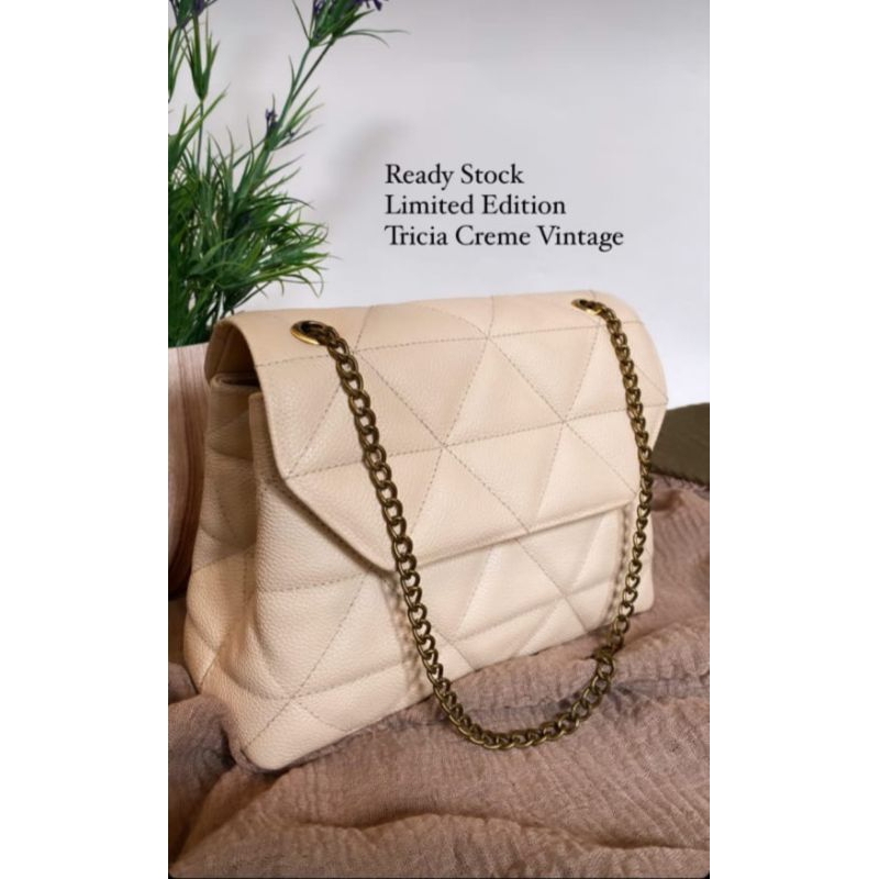 Preloved mooij bag Tricia creme vintage