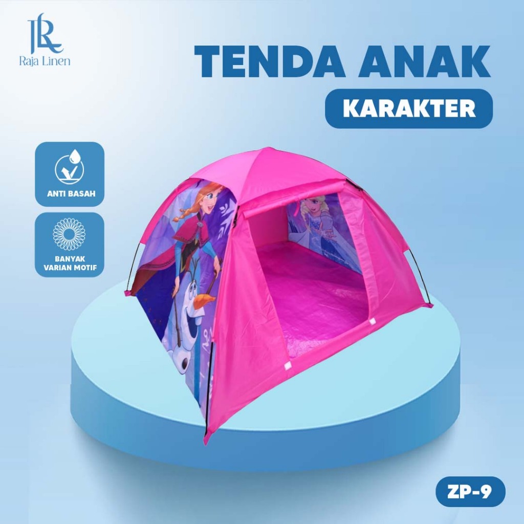 Raja Linen Tenda Anak Karakter Anak / Tenda Anak Karakter / Tenda Camping Anak Lipat / Tenda Anak Mu