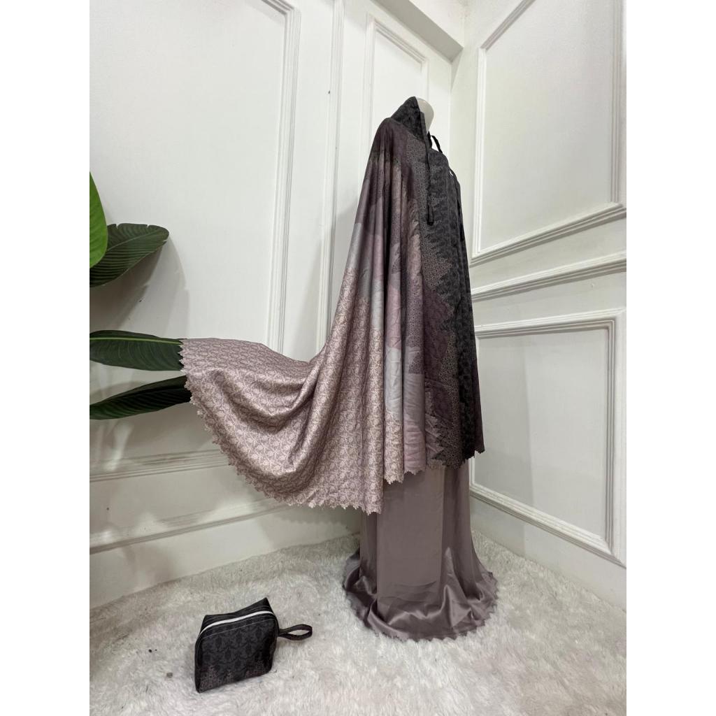 Mukena ASTIKA Sutra Armanny silk Premium Mewah Jumbo