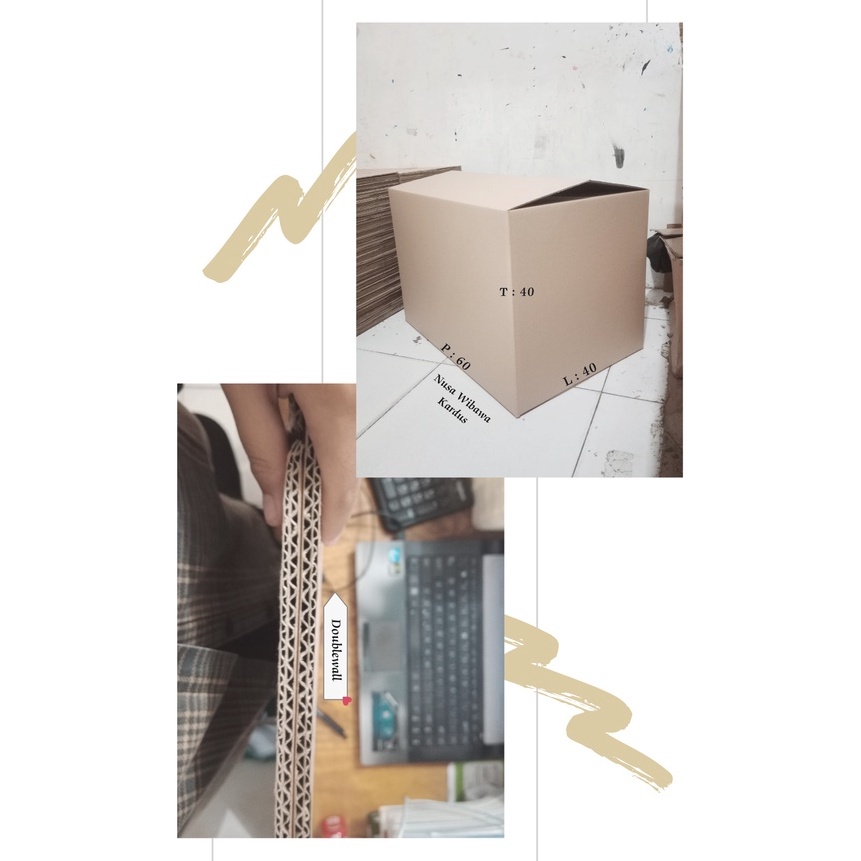 

KF7 KartonBox 6x4x4 Double wall sangat tebal