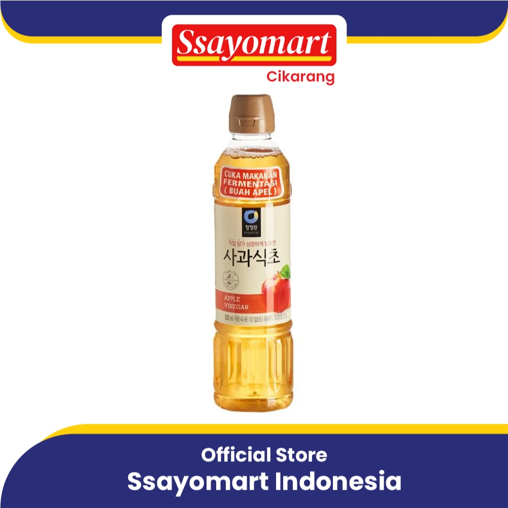 

Daesang Chung Jung One Apple Vinegar Cuka Apel Korea 500ml