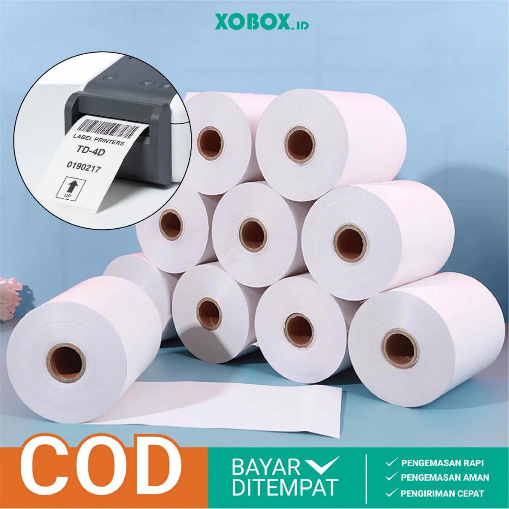 

Kertas Thermal Print Kertas Kasir Struk 80x80mm Paper Roll Printer Thermal Paper ATK019