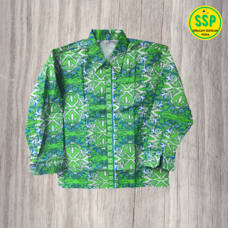 Batik Sekolah Al-Azhar TK SD SMP SMA Lengan Panjang