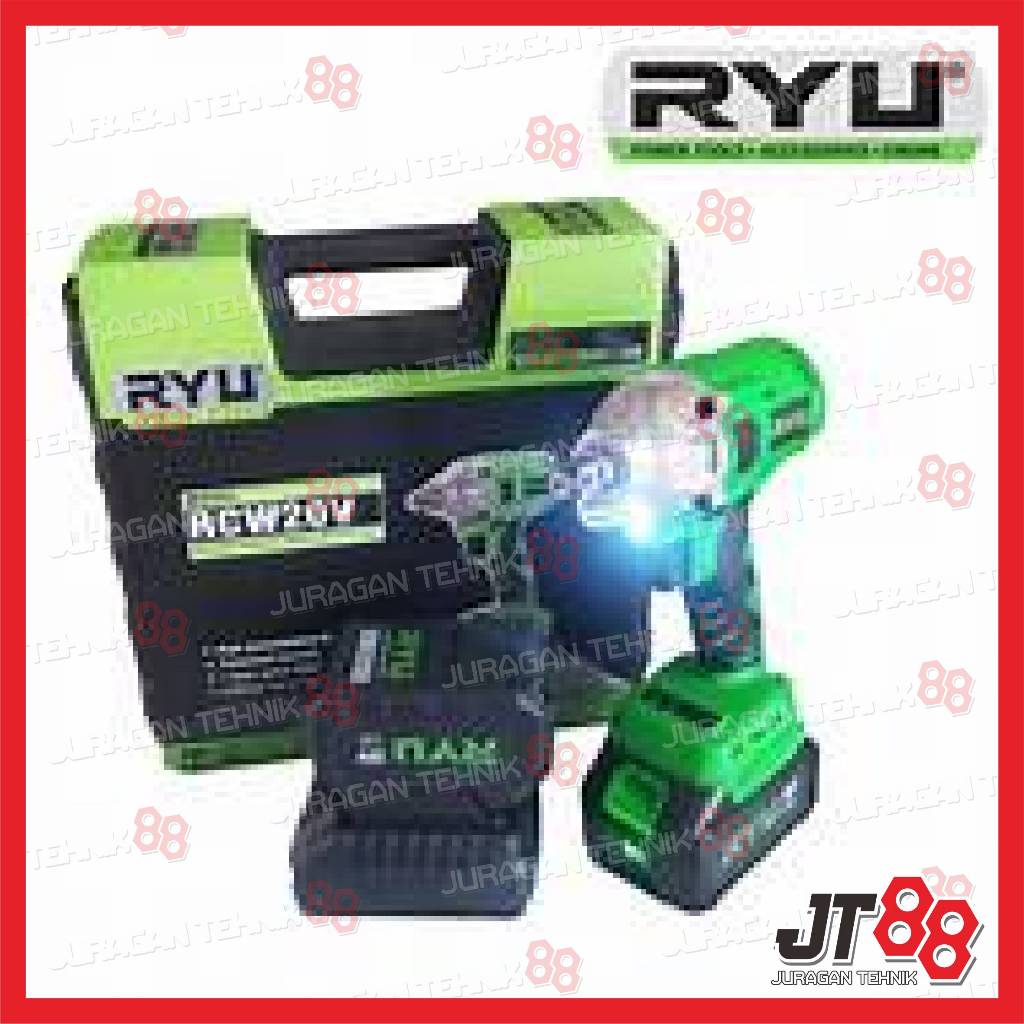 Mesin Impact wrench RYU RCW 20V Cordless wrench