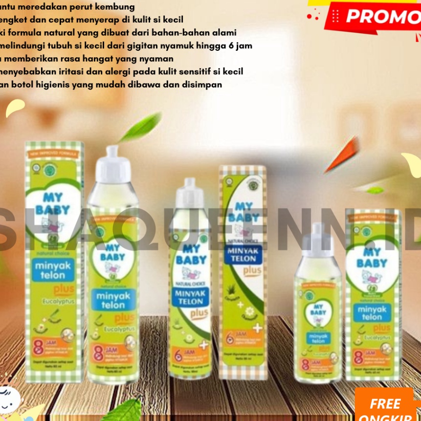 

FG2 My baby minyak telon 6ml 9ml 15ml 8 Jam Anti Nyamuk