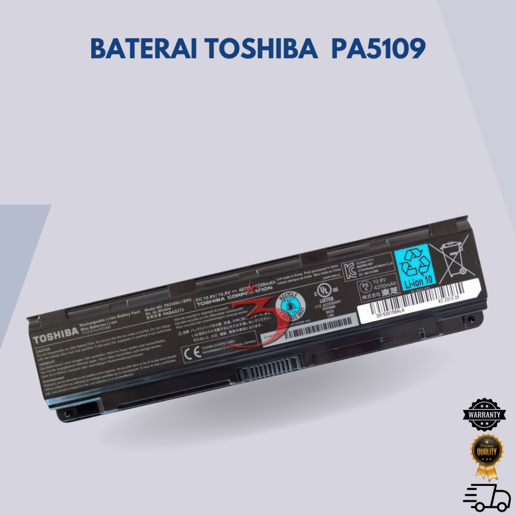 Battery Toshiba Satellite C40-C800D-C840-L840 PA5109 ORIGINAL