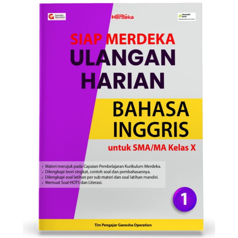 

SIAP MERDEKA ULANGAN HARIAN: Bahasa Inggris SMA/MA Kelas X