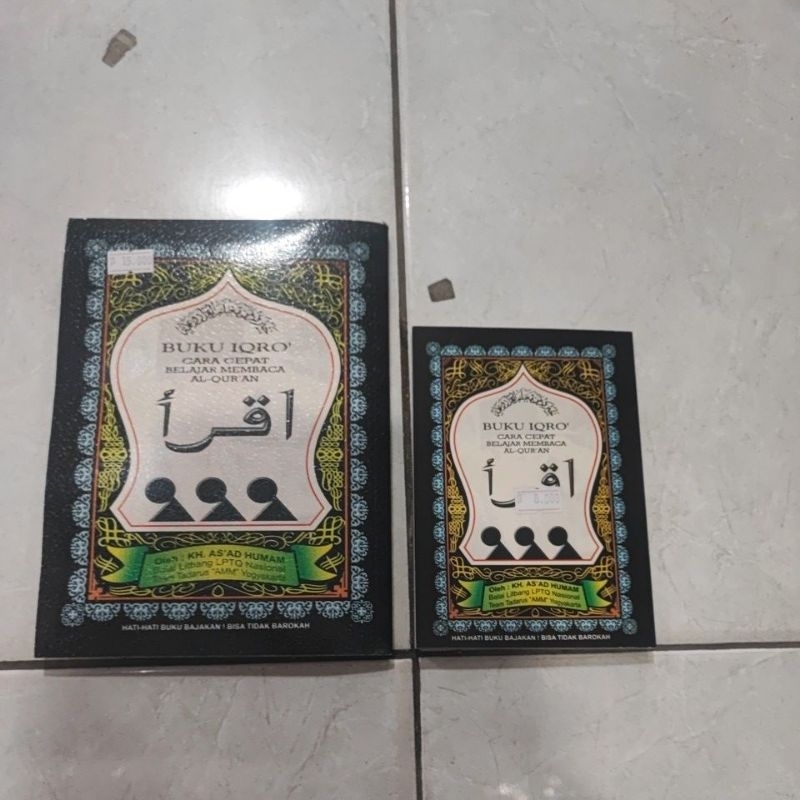 Buku IQRO Iqro besar dan iqro kecil