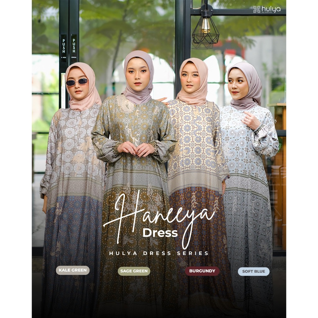 Haneeya Dress-Dress Rayon Armani-Gamis Rayon Armani