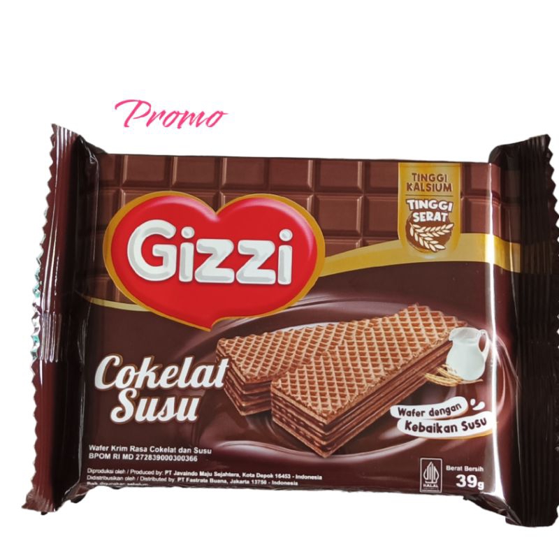 

Wafer Gizi rasa coklat @39 gram