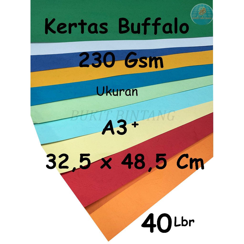 

Kertas Buffalo PINDO 230 Gr Uk A3+ , Isi 40 Lembar