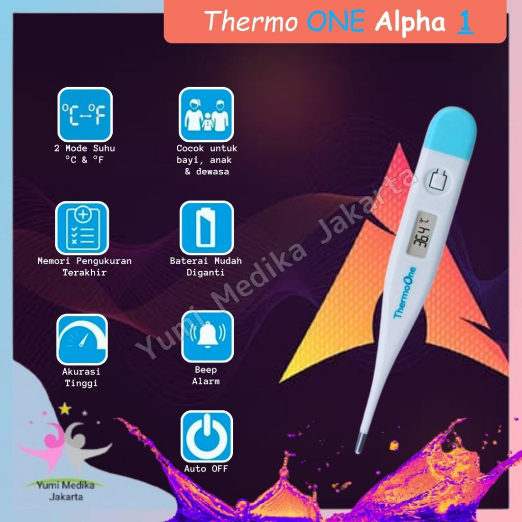 TERMOMETER DIGITAL ONEMED/TERMOMETER DIGITAL ALPHA 1/TERMOMETER DIGITAL KAKU