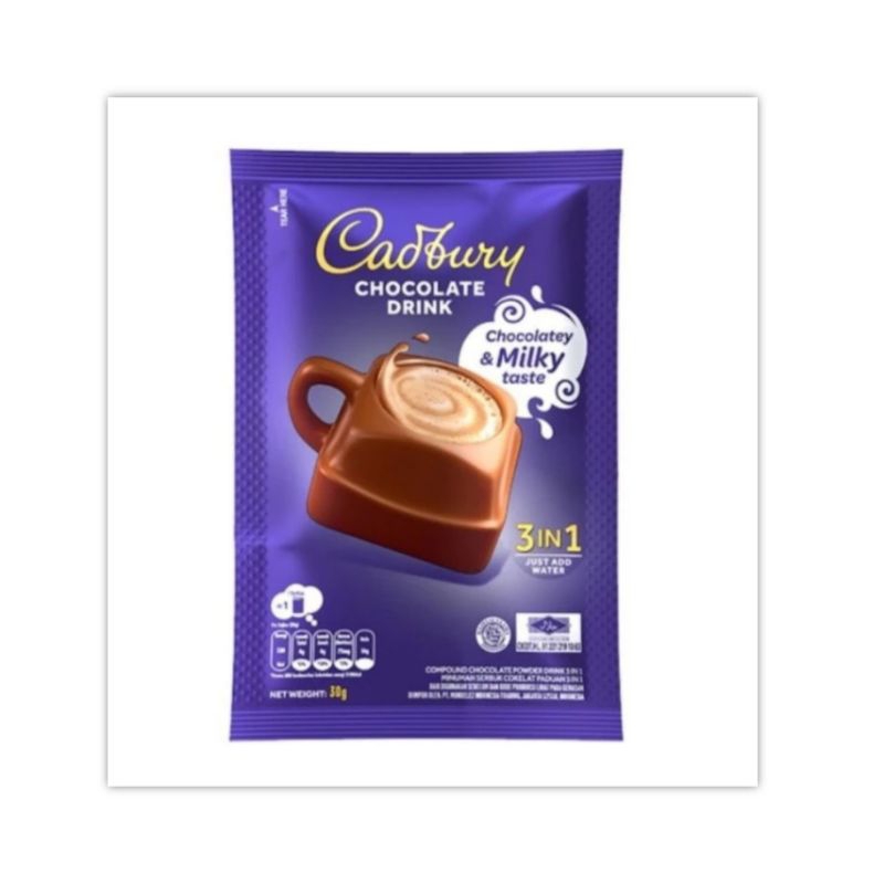 

Cadbury Chocolate Drink 30 gr Bungkusan Kecil Minuman Coklat