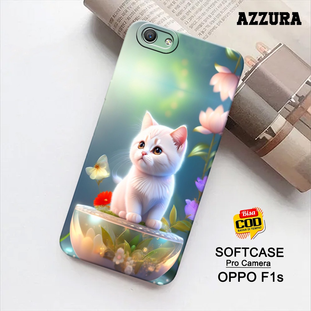 AZZURA - Softcase Oppo F1s Terbaru - Cats Case - Case Oppo F1s Terbaru - Casing Hp Oppo F1s Terbaru 