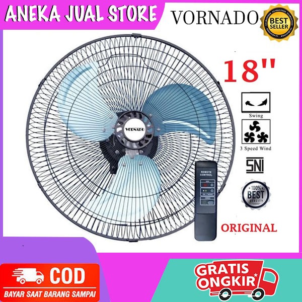 Kipas Angin Dinding Vornado/ Wall Fan Vornado Rhfw-45 (18") +Remote