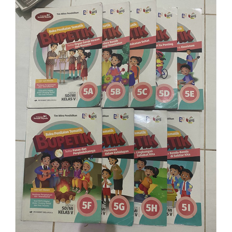 

Buku Bekas BUPETIK kelas 5 Original