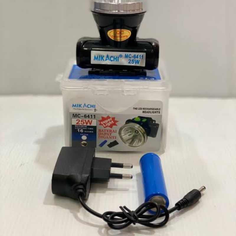 Senter Kepala Mikachi 25watt Tipe Mc-6411