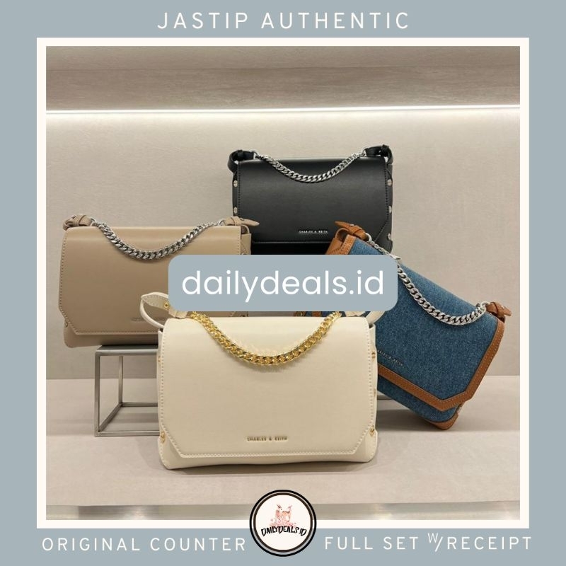#2-20151374 Clea Chain - Jast[p] CK ORIGINAL COUNTER HANDLE BAG TAS STORE AUTHENTIC ASLI MALL STRUK