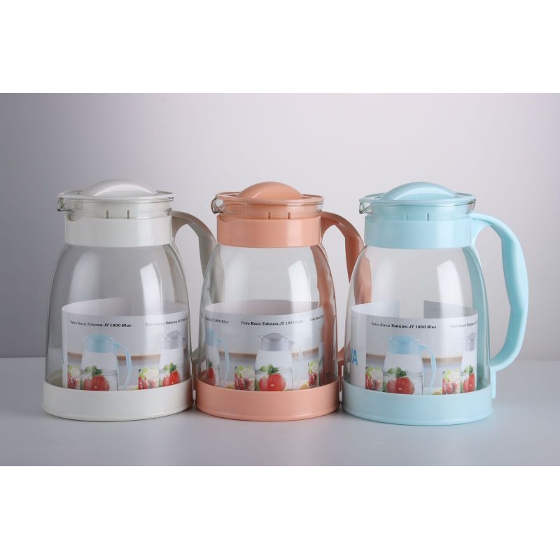 Teko Kaca Takawa JY 1800 Ml/Teko Kaca Tebal/Teko Air Murah Meriah