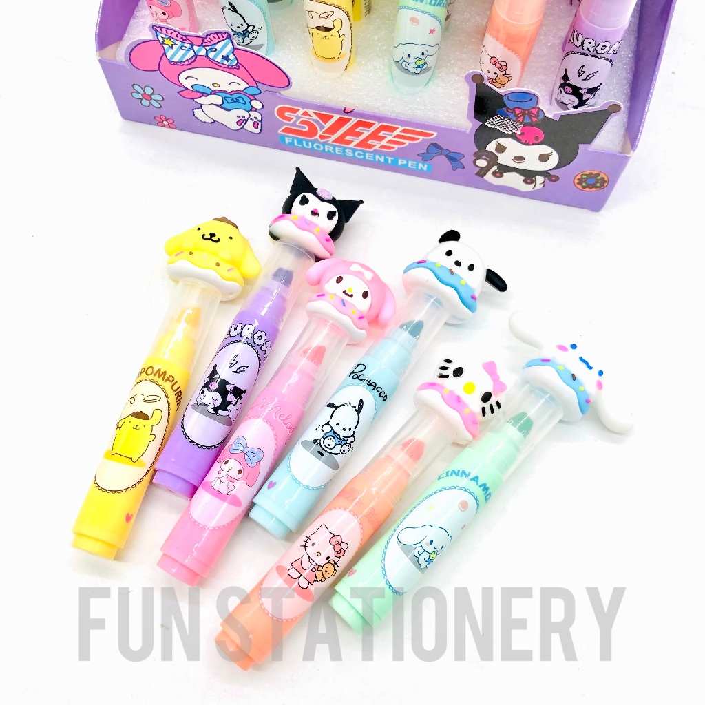 

(1 PCS) HIGHLIGHTER KEPALA SY-809-1 SANRIO / STABILO KUROMI CINNAMOROLL