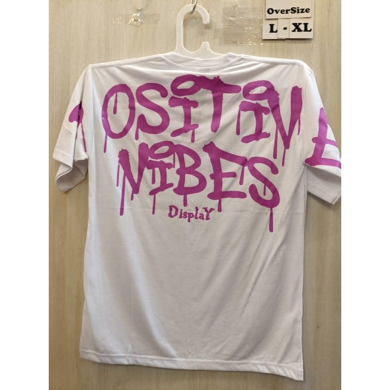 Kaos oversize distro motif tulisan