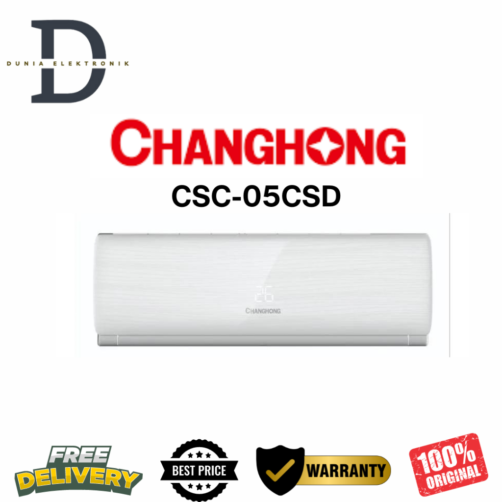 AC CHANGHONG 1/2 PK - CSC05CSD - GRATIS PASANG