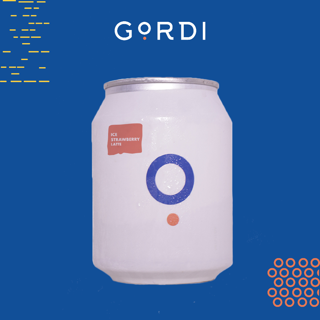 

Gordi Canned Minuman Kaleng Strawberry Latte - 250ml