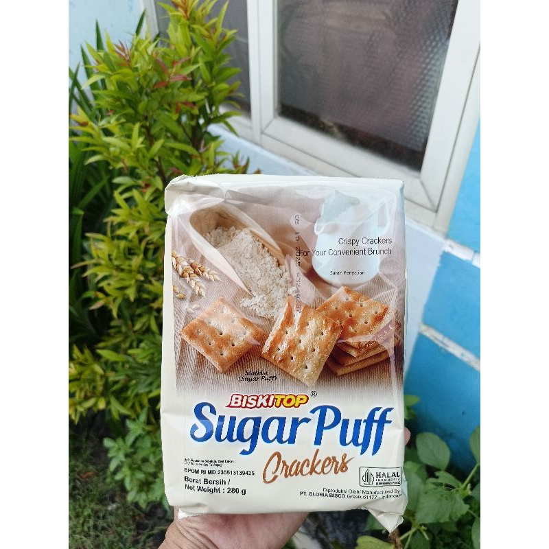 

biskitop sugar puff crackers 280g per pcs