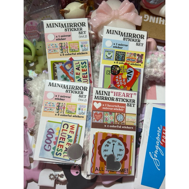 

mini mirror sticker set bangkok
