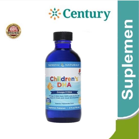 Nordic Children DHA Strawberry 4oz 119ml Sirup/ Vitamin Otak Anak